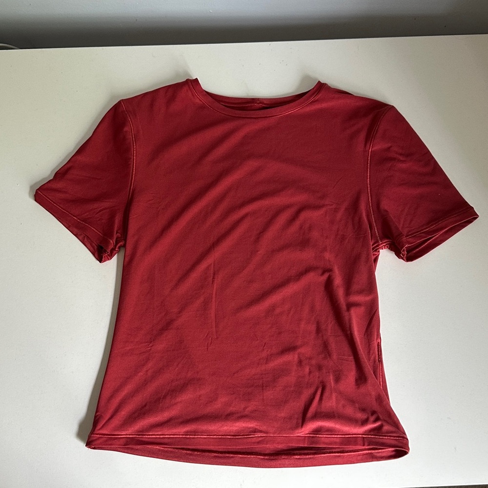 Aerie Red Cropped T-Shirt